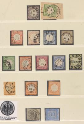 */gestempelt/Poststück - Sammlung D.Reich ab Brustschilde, - Stamps