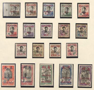 */gestempelt/** - Sammlung Französisch Indochina - Postämter in Süd -China, - Známky