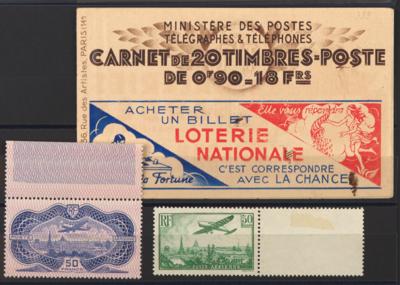 **/* - Sammlung Frankreich ca.1900/1954 u.a. mit Nr. 136, - Francobolli