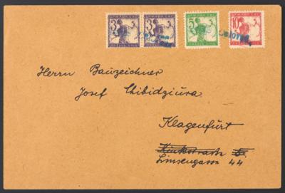 Poststück/Briefstück - Partie Poststücke Jugosl. ab ca. 1919 u.a. seltenes Kuvert aus CELOVAC (KLAGENFURT) des Landesbauamtes, - Známky