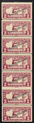** - Österr. Nr. 252AUMw (2 Heller Eilmarke Merkurkopf 1917 im senkrechten Paar, - Briefmarken