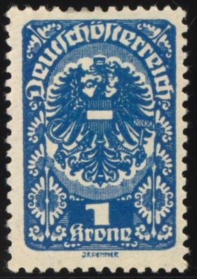 ** - Österr. Nr. 274c (TIEFBLAU), - Briefmarken