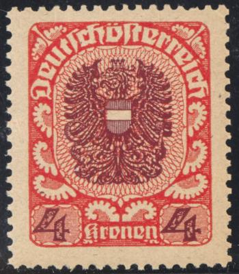 ** - Österr. Nr. 317yb (DICKES PAPIER), - Briefmarken