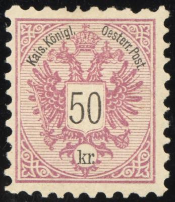 ** - Österr. Nr. 49a, - Stamps