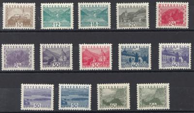 ** - Österr. Nr. 530/543 (Kl. Landschaft), - Briefmarken