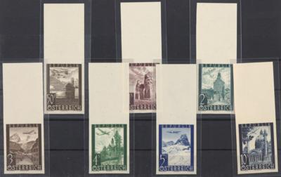 ** - Österr. Nr. 820 U/826 U (Flug 1947), - Stamps