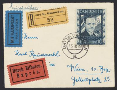 Poststück - Österr. - 10S DOLLFUSS - Briefmarken