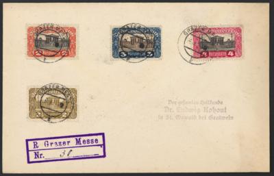Poststück - Österr. I. Rep. - 3 Rekobriefe - Briefmarken