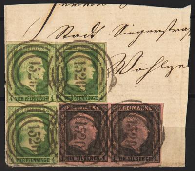 .gestempelt/Briefstück/Poststück - altd. Staaten - Sammlung Preußen, - Známky a pohlednice