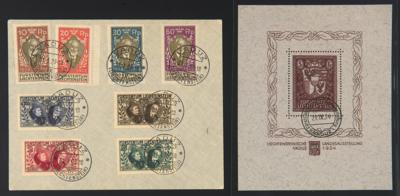 .gestempelt/*/Poststück/Briefstück - Sammlung Liechtenstein 1912/1943 u.a. mit Nr. 82/89 auf Briefumschlag mit Attest Marxer, - Známky a pohlednice