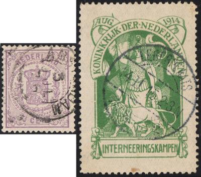 .gestempelt/**/* - Schöne Sammlung NIEDERLANDE - Ausg. 1852/1976 mit Dienst- u. Portom., - Stamps and postcards
