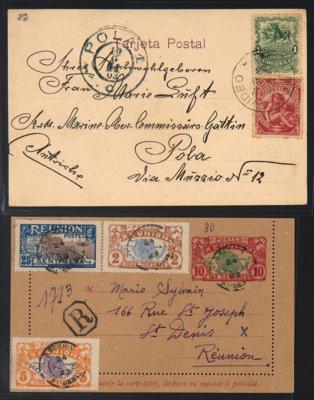 Poststück/Briefstück - Partie Poststücke - Francobolli e cartoline