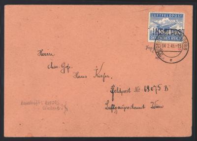 Poststück - D. Feldpost WK II - Nr. 11B - Známky a pohlednice
