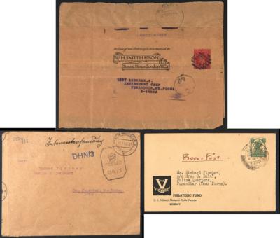 Poststück - D.Reich - Interniertenpost - Známky a pohlednice