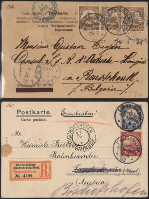 Poststück - Partie Poststücke D. Kolonien - Stamps and postcards