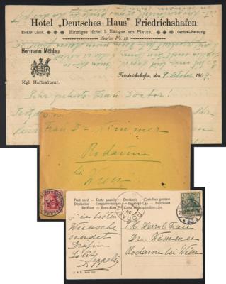 Poststück - Zeppelin 1907: Brief der - Stamps and postcards