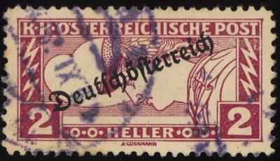 .gestempelt - Österr. Nr. 252D (2 Heller (Eilmarke 1917 in Lz 121/2 : 11 1/2), - Francobolli e cartoline