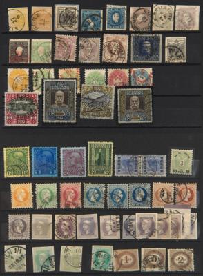 .gestempelt/* - Sammlung Österr. Monarchie ab 1850 mit etwas Feldpost und Levante, - Briefmarken