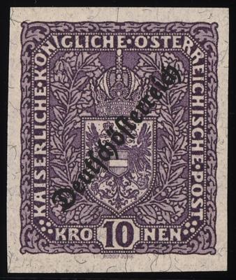 ** - Österr. Nr. 246U (10 Kr. Frei, - Francobolli e cartoline