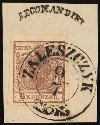 Briefstück - Österr. - Abstempelungen Ausg. 1850 - Galizien, - Briefmarken