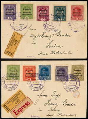 Poststück/Briefstück - Österr. - Lokalausgaben - Stamps and postcards