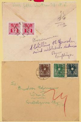 Poststück - Österreich 8 außergewöhnliche - Briefmarken