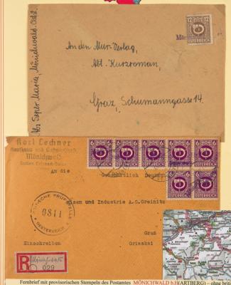 Poststück - Steiermark 1945 Einschreibebrief - Známky a pohlednice