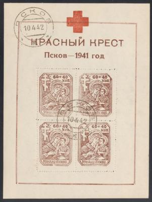 .gestempelt - D. Bes. WK II - Rußland (Pleskau), - Stamps