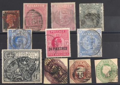 .gestempelt/*/** - Großbrit. - Sammlung  1840/1970 inkl. Auslandspostämter, - Stamps