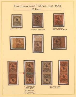 .gestempelt/* - Spezial - Sammlung Türkei - Portomarken Ausg. 1863 - 20 Para, - Známky