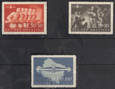 ** - Kroatien Nr. 170/72 (Sturmdivision), - Stamps