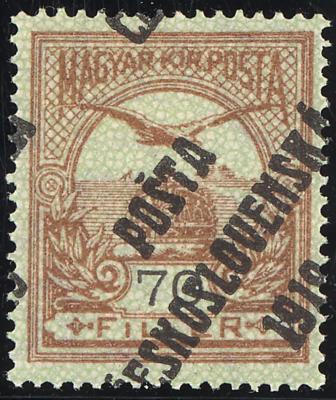 * - Tschechosl. Nr. 110 - laut Fotoattest Kovar ist die Marke"ungebraucht mit Originalgummi, - Stamps