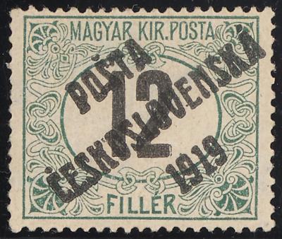 * - Tschechosl. Nr. 148 - gummiseitig oben waagrechte, - Briefmarken