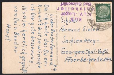 Poststück - Kinderlandverschickung in Kurhessen mit interessanten Inhalten, - Briefmarken