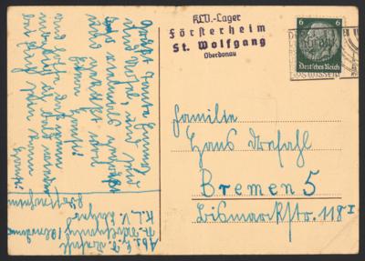 Poststück - Kinderlanverschickung in Oberdonau u.a. Verrechnung für Verpflegung, - Stamps