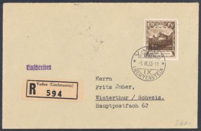 Poststück - Partie Poststücke Liechtenstein meist ab Ausg. 1912, - Briefmarken