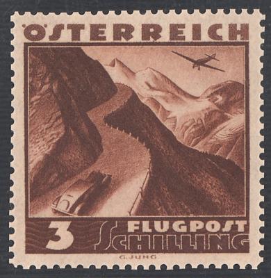 (*) - Österr. Nr. 610 P III (3 S - Briefmarken