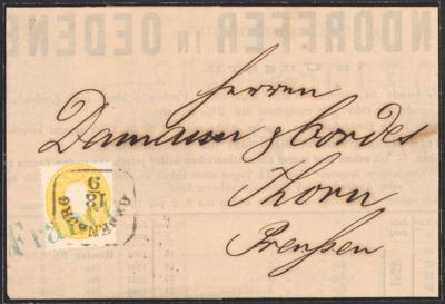 gestempelt/Briefstück/gestempelt - Spezialsammlung Ausg. 1860/61 mit Frankaturen sowie Abstempelungen und Entweretungen, - Stamps