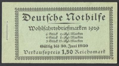 ** - D.Reich - Markenheftchen(MH) Nr. 28.3 (Wohlfahrtsbriefmarken - Známky