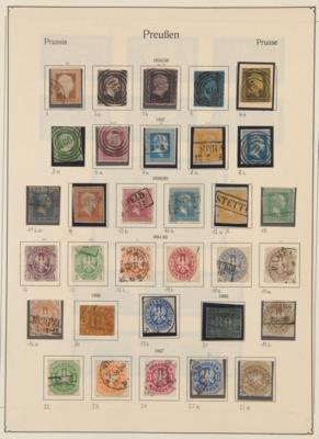 .gestempelt/* - altd. Staaten-Sammlung  div. Staaten mit einigen interess. Stkn., - Briefmarken