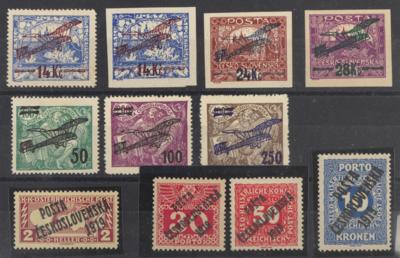 .gestempelt/*/Briefstück - Sammlung Tschechosl. 1918/1938 mit etwas Ostschlesien, - Briefmarken