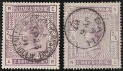 .gestempelt - Großbrita. Nr. 82 x (Stpl. ROYAL-CRESCENT NOTTING HILL. W. SP 23/91), - Stamps