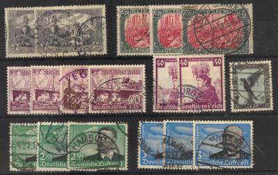 .gestempelt - Reichh. Partie D.Reich Ausg. 1875 - 1945 mit Dienstm., - Stamps