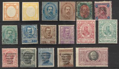.gestempelt/*/(*)/** - Sammlung Italien ca. 1861/1943 mit Dubl. ab 1973, - Briefmarken