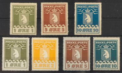 **/*/(*) - Grönland - Sammlung Paketmarken 1905/1937, - Známky