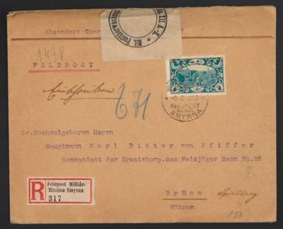 Poststück - D. Kolonien und Auslandspostämter - Briefmarken
