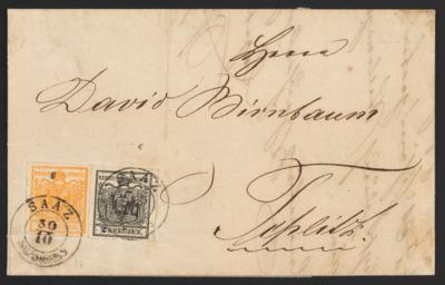 Poststück - Österr. Ausg. 1850 - Doppelkreis - Briefmarken