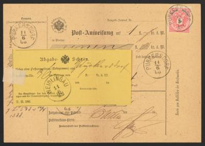 Poststück - Österr. Ausg. 1883 - Rekobrief ab St. Pölten nach Herzogenburg aus 1887, - Francobolli