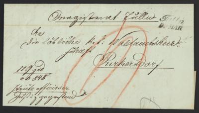 Poststück - Schöne Heimat-Sammlung "TULLN" an der Donau - 1840/ 1999 - dar. 3 vorphil. Briefe mit Tax-Vermerk, - Stamps