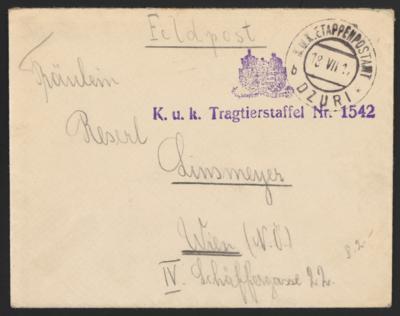 Poststück - Interess. Partie Österr. Feldpost - Briefmarken